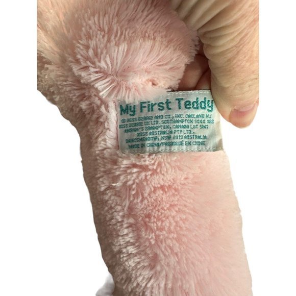 RUSS BERRIE - MY FIRST TEDDY - Russ Baby - Plush Pink Teddy Bear- 15" - Picture 3 of 8